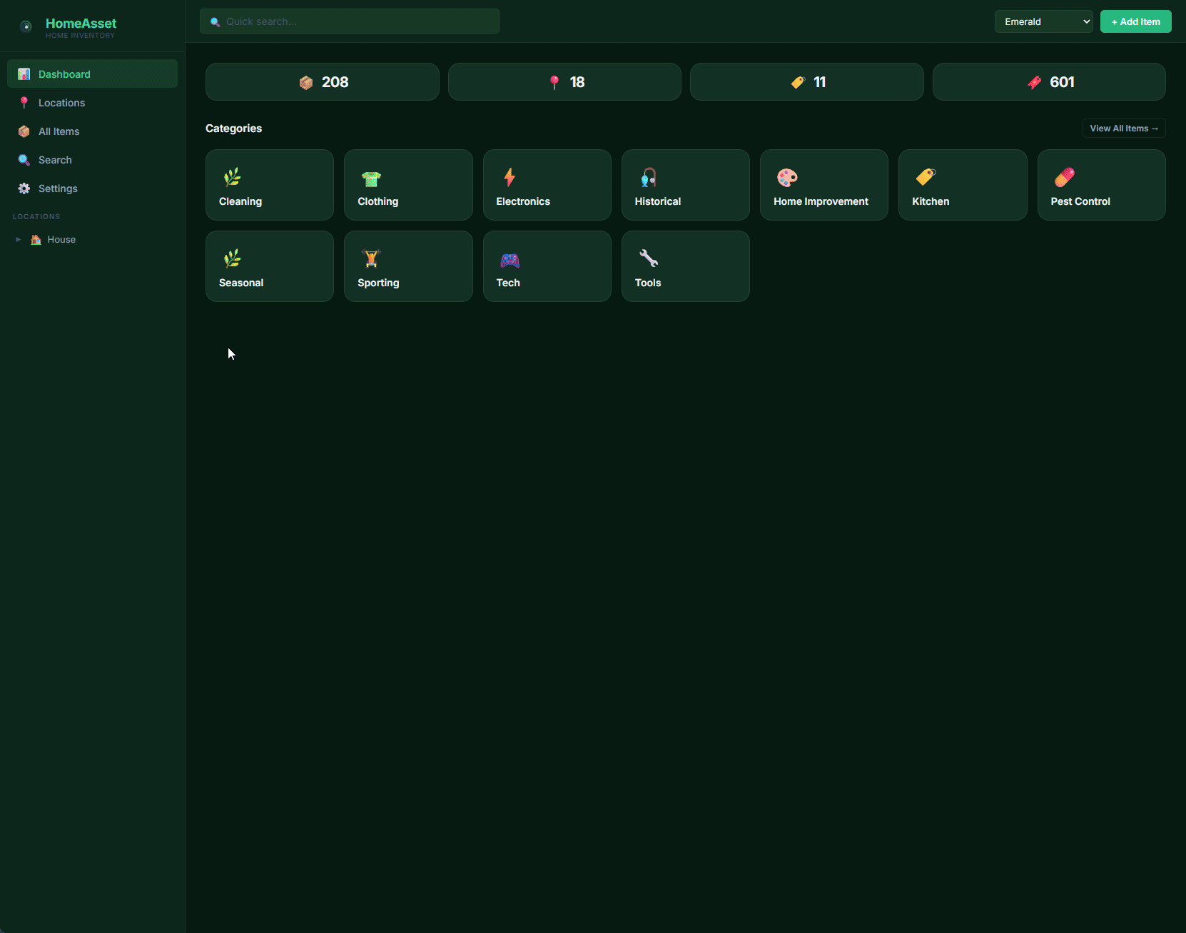 HomeAsset Demo